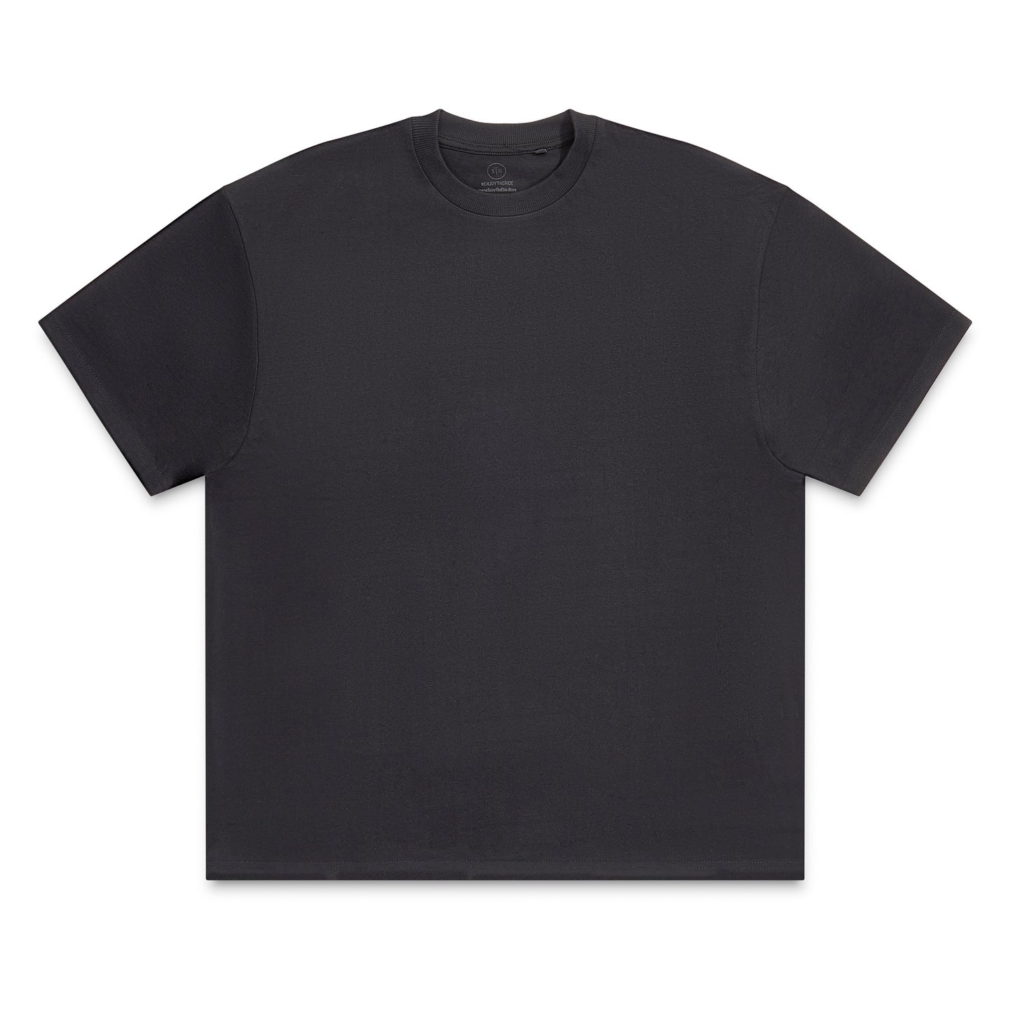 #EnjoyTheRide Black Unisex Heavyweight Oversize Short Sleeve T-Shirt - The Pink One