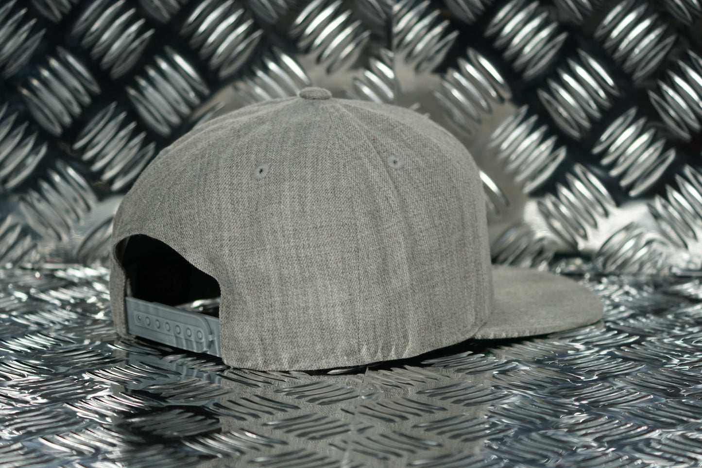 #EnjoyTheRide 6 Panel Classic Snapback Cap - Heather Grey
